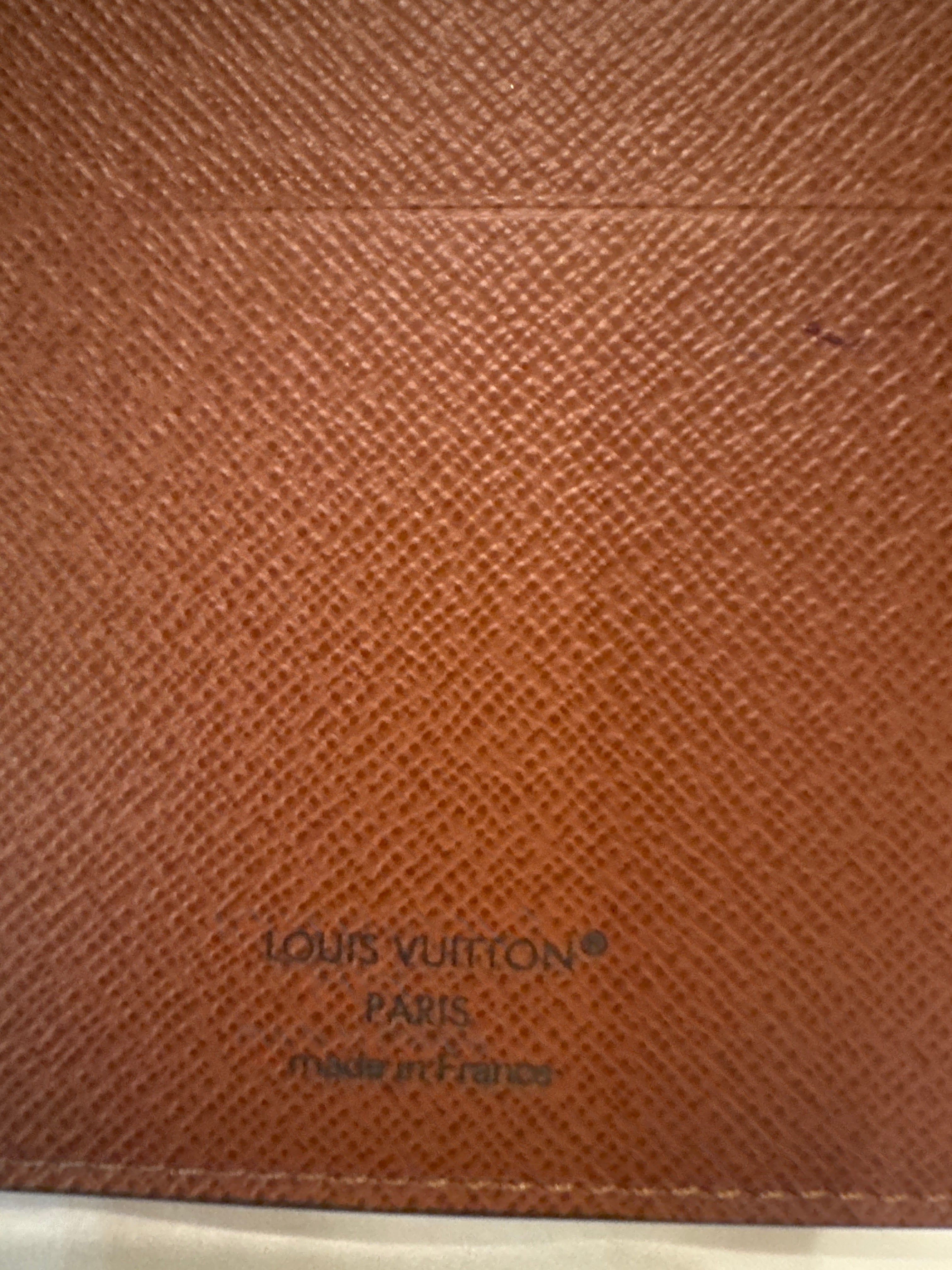 Louis Vuitton Monogram Desk Agenda Cover